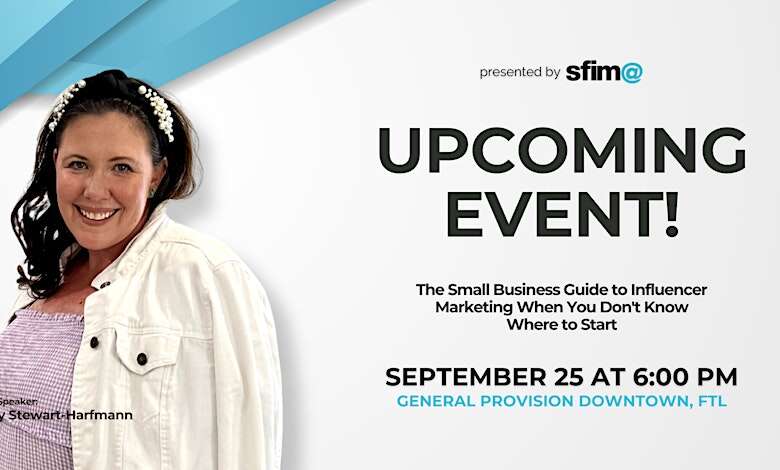 Join SFIMA at General Provision on September 25th at 6:00 pm to hear Cristy Stewart-Harfmann teach about influencer marketing.